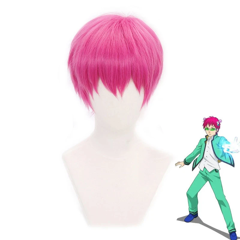 Anime the Disastrous Life of Psi Saiki K.cosplay Saiki Kusuo Wig Short Pink Synthetic Hair Heat Resistant Wigs
Anime the Disastrous Life of Psi Saiki K.cosplay Saiki Kusuo Wig Short Pink Synthetic Hair Heat Resistant Wigs