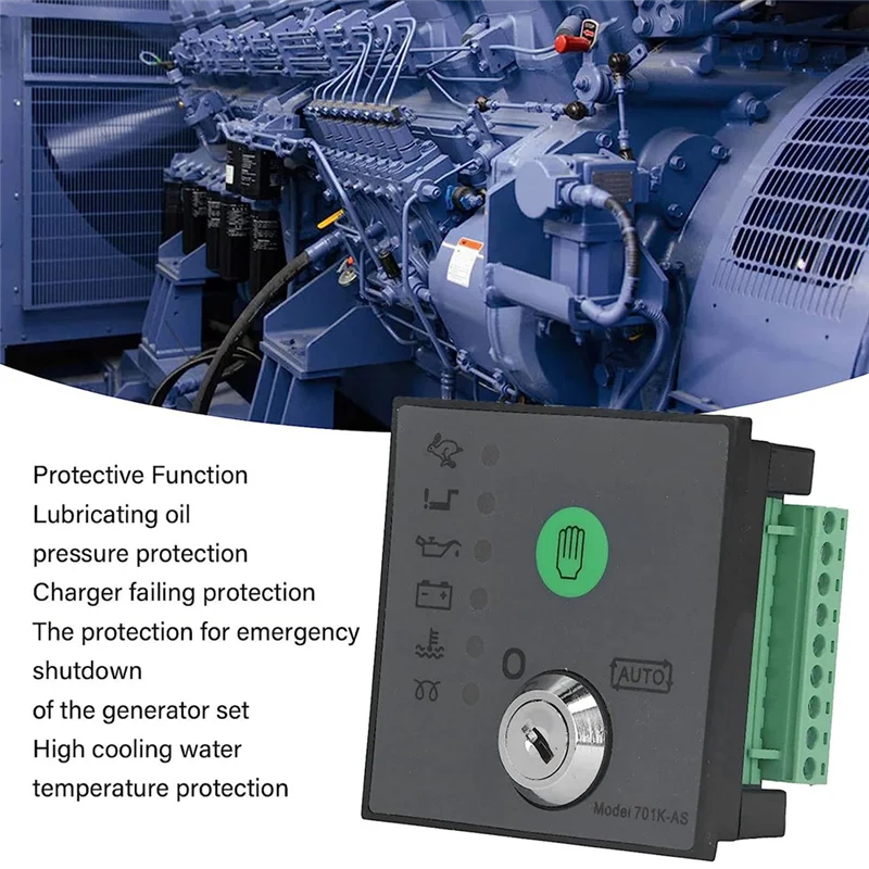 ALIM-DSE701AS Контроллер генератора ABS с ключами Панель управления генератором Самозапускающиеся аксессуары
ALIM-DSE701AS Контроллер генератора ABS с ключами Панель управления генератором Самозапускающиеся аксессуары
