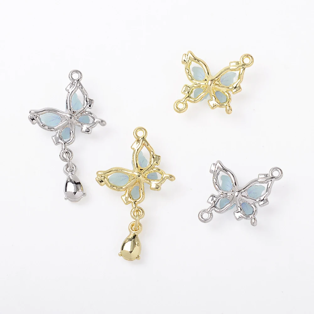 50pcs/lot Jewelry Accessory Sweet Bicolor Butterfly Shaped Pendant For Charms Earrings Bracelet
50pcs/lot Jewelry Accessory Sweet Bicolor Butterfly Shaped Pendant For Charms Earrings Bracelet
