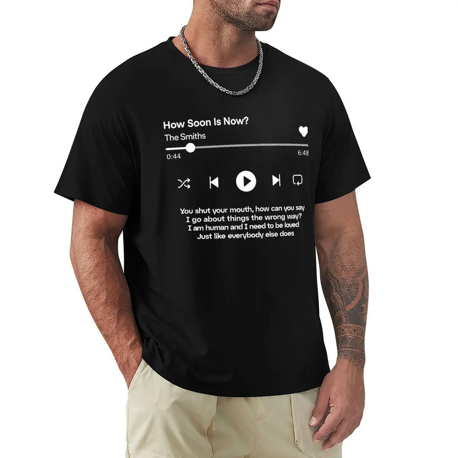How Soon Now Playing T-Shirt tshirts personalised shirts graphic tee Anime t-shirt mens shirts graphic tee
How Soon Now Playing T-Shirt tshirts personalised shirts graphic tee Anime t-shirt mens shirts graphic tee