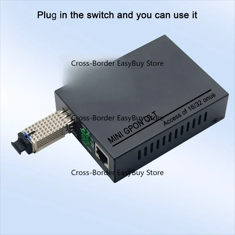 Mini OLT GPON VOLT Module SFP+1.25G/2.5G OLT optical moduleplug-and-play stick module OLT SFP Optical Module Supports 16/32 ONUS
Mini OLT GPON VOLT Module SFP+1.25G/2.5G OLT optical moduleplug-and-play stick module OLT SFP Optical Module Supports 16/32 ONUS