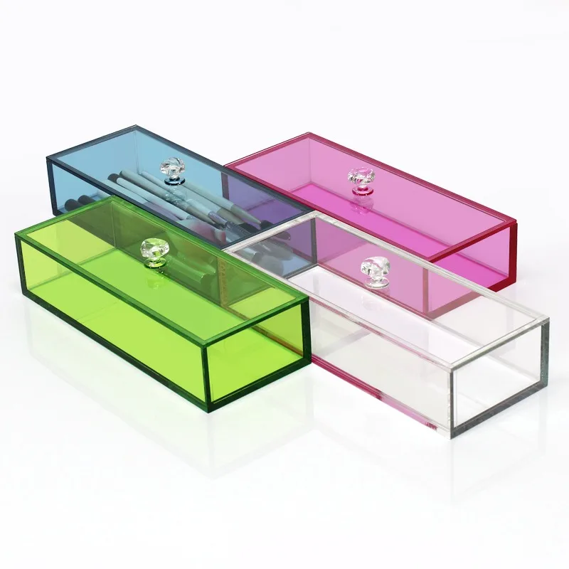Makeup brush storage box, desktop eyebrow pencil, eyeliner brush, makeup egg with cover, dustproof transparent acrylic color sto
Makeup brush storage box, desktop eyebrow pencil, eyeliner brush, makeup egg with cover, dustproof transparent acrylic color sto