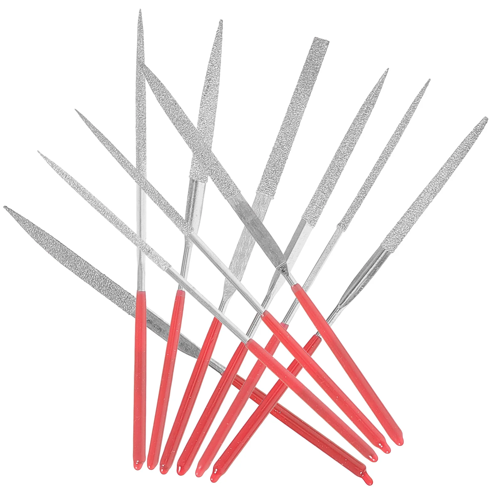 1 set Mini Diamond File Set 3x140mm Precision Needle Files for Metal Glass Wood Stone Jewelry Crafts Sanding Sticks Hand Tools
1 set Mini Diamond File Set 3x140mm Precision Needle Files for Metal Glass Wood Stone Jewelry Crafts Sanding Sticks Hand Tools