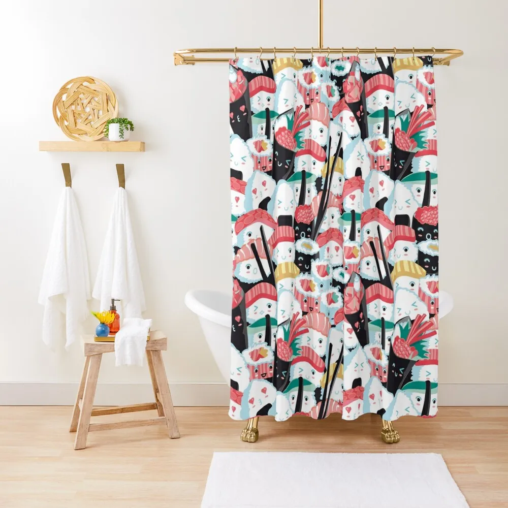 Kawaii Sushi Crowd Shower Curtain For Bathrooms For Shower Shower Waterproof Curtain
Kawaii Sushi Crowd Shower Curtain For Bathrooms For Shower Shower Waterproof Curtain