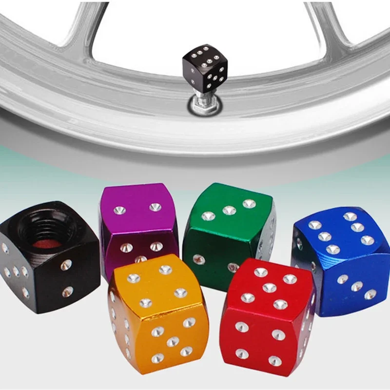 Aluminum Dice Tire Valve Caps Dustproof Car Truck Motocycle Bike Dice Wheel Stem Tyre Tire Wheel Stem Air Valve Dust Cap Cover
Aluminum Dice Tire Valve Caps Dustproof Car Truck Motocycle Bike Dice Wheel Stem Tyre Tire Wheel Stem Air Valve Dust Cap Cover