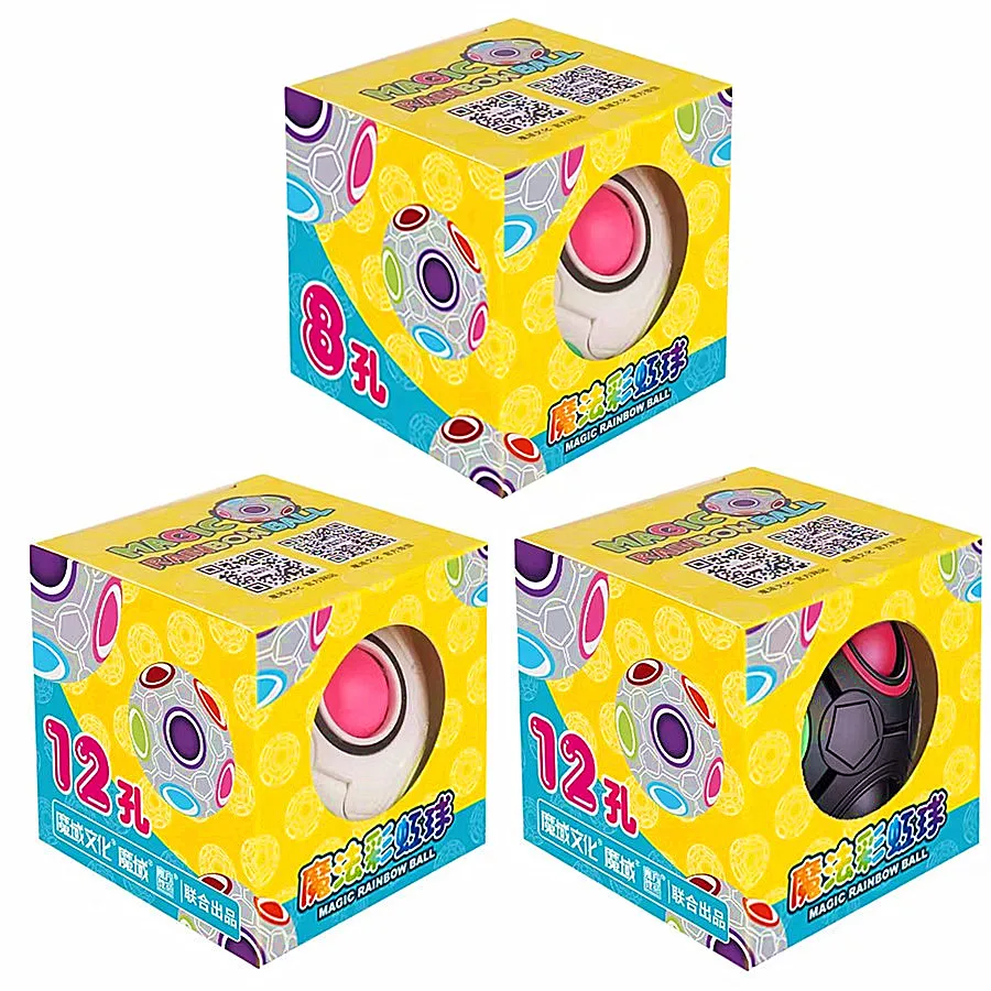 MoYu Creative Magic Rainbow Puzzle Ball 8/12/20 Hole Bundle Stress Ball Brain Games Fidget Anti Stress Toys for Children Gifts
MoYu Creative Magic Rainbow Puzzle Ball 8/12/20 Hole Bundle Stress Ball Brain Games Fidget Anti Stress Toys for Children Gifts