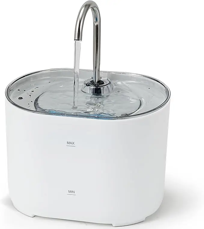 Cat Water Fountain 2.2L 74oz Automatic USB Charging Detachable Tank Quiet Pump Eco-Friendly Plastic Pet Water Dispenser
Cat Water Fountain 2.2L 74oz Automatic USB Charging Detachable Tank Quiet Pump Eco-Friendly Plastic Pet Water Dispenser