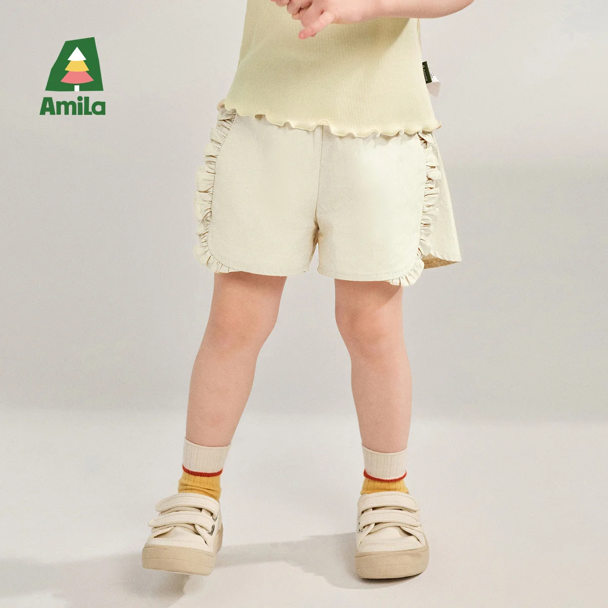 Amila Baby Shorts 2025 Summer New Breathable Casual Cute Sweet Solid Color Pure Cotton Pants
Amila Baby Shorts 2025 Summer New Breathable Casual Cute Sweet Solid Color Pure Cotton Pants