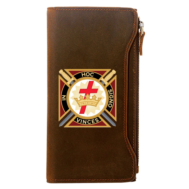 Templar Cross Crown Printing Long Wallets Zipper Large Capacity Genuine Leather Male Purse Clutch Bag BI1491
Templar Cross Crown Printing Long Wallets Zipper Large Capacity Genuine Leather Male Purse Clutch Bag BI1491