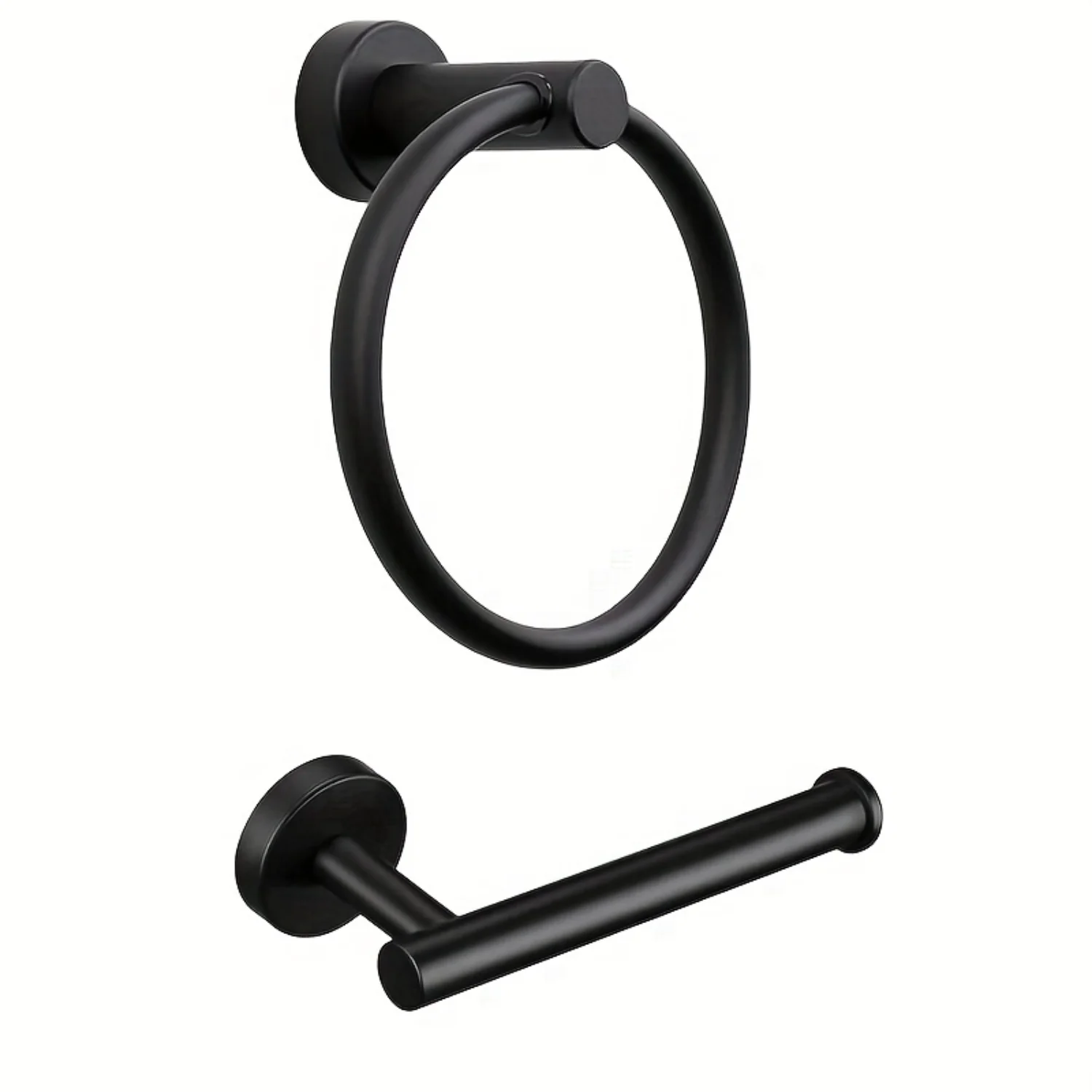 Premium Stainless Steel 2-Piece Bathroom Hardware Set: Towel Ring & Toilet Paper Holder for Complete Bathroom Solution - Conveni
Premium Stainless Steel 2-Piece Bathroom Hardware Set: Towel Ring & Toilet Paper Holder for Complete Bathroom Solution - Conveni