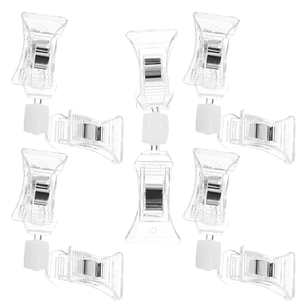 5 Pcs Clips Ad Folder Clothing Rack Sign Merchandise Market Holder Display Tag Transparent Multi-function Holders Poster
5 Pcs Clips Ad Folder Clothing Rack Sign Merchandise Market Holder Display Tag Transparent Multi-function Holders Poster