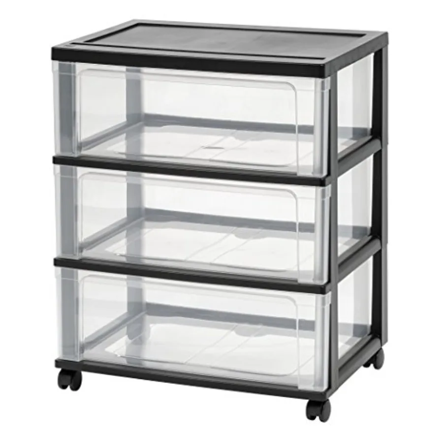Plastic Drawer Storage Organizer Rolling Cart, with Wheels Casters, 3-Drawers, for Art Craft Supplies Bathroom Dorm Bedroom Lau
Plastic Drawer Storage Organizer Rolling Cart, with Wheels Casters, 3-Drawers, for Art Craft Supplies Bathroom Dorm Bedroom Lau