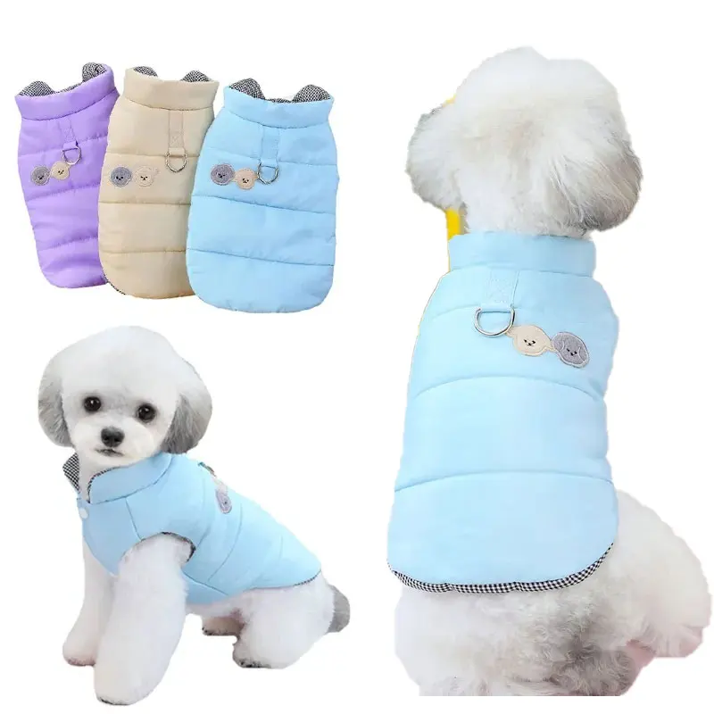 Dog Winter Clothes Puppy Warm Jacket Pet Coat for Small Medium Dogs Cats with D-ring Vest Chihuahua Puppy Small Clothing
Dog Winter Clothes Puppy Warm Jacket Pet Coat for Small Medium Dogs Cats with D-ring Vest Chihuahua Puppy Small Clothing
