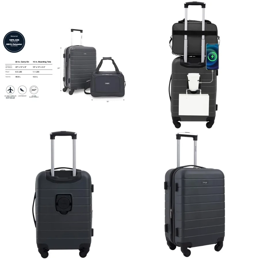 Smart Spinner Hardside Luggage
Smart Spinner Hardside Luggage