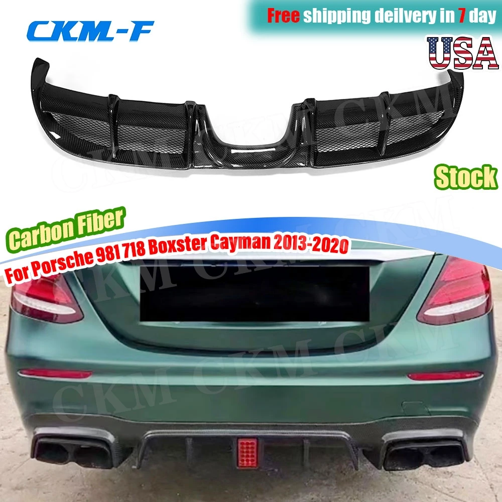 Carbon Fiber Car Rear Bumper Lip Spoiler Boot Splitters for Porsche 718 Boxster Cayman 2016 2017 2018 2019 2020 Car Accessories
Carbon Fiber Car Rear Bumper Lip Spoiler Boot Splitters for Porsche 718 Boxster Cayman 2016 2017 2018 2019 2020 Car Accessories
