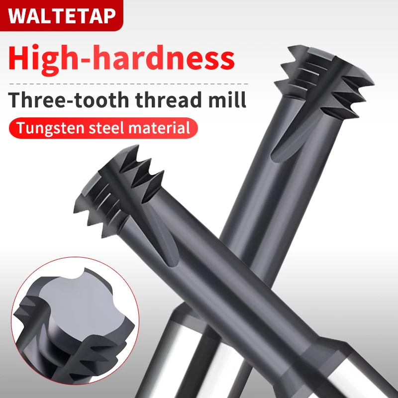 WALTETAP ISO Высокая твердость Трехзубчатая фреза с ЧПУ Карбид Вольфрамовая сталь M1-M24 Фреза Высокое качество
WALTETAP ISO Высокая твердость Трехзубчатая фреза с ЧПУ Карбид Вольфрамовая сталь M1-M24 Фреза Высокое качество