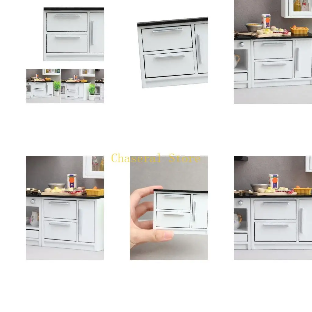 E7CE Realistic Doll House Kitchen Scene Cabinet Wooden Furniture 1:12 Scale Model Figure With Functional Drawers And Doors
E7CE Realistic Doll House Kitchen Scene Cabinet Wooden Furniture 1:12 Scale Model Figure With Functional Drawers And Doors