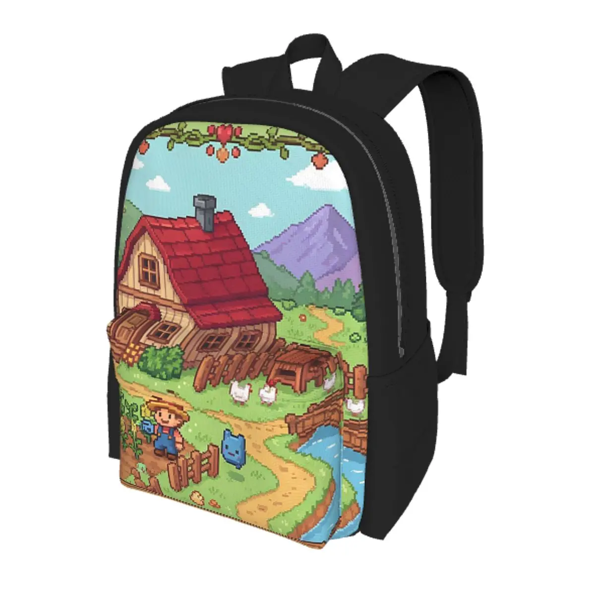 Stardew Valley Video Gamer Classic Pixel Art Student Backpack School Bag Hiking Travel Daypack Men Women Bookbag Shoulder Bags
Stardew Valley Video Gamer Classic Pixel Art Student Backpack School Bag Hiking Travel Daypack Men Women Bookbag Shoulder Bags