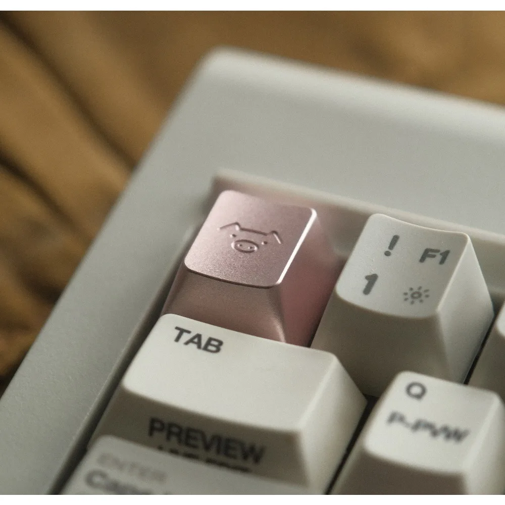 Piggy Keycaps Aluminum Alloy Cherry Profile R4 Metal Game Accessories Key Caps Mechanical Keyboard Ergonomics Front Carve Gift
Piggy Keycaps Aluminum Alloy Cherry Profile R4 Metal Game Accessories Key Caps Mechanical Keyboard Ergonomics Front Carve Gift
