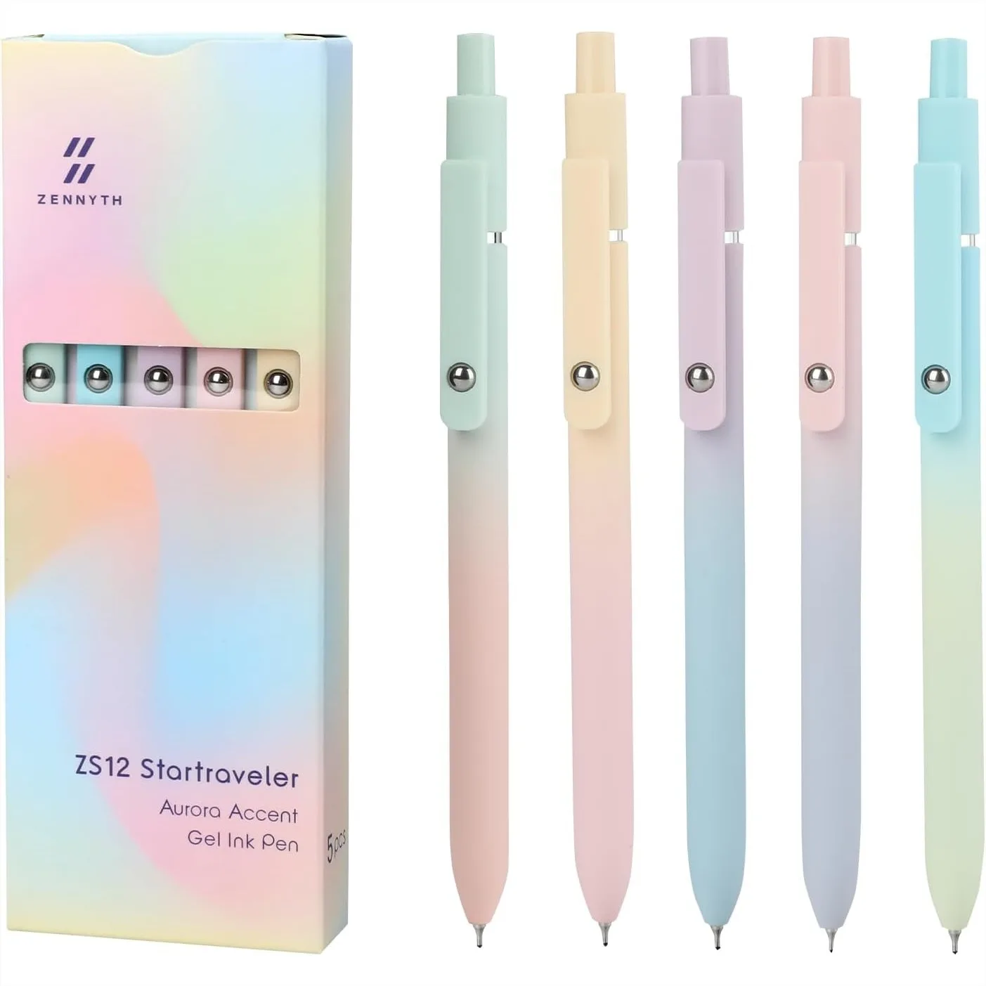 Gel Pens 5 Pack 0.7mm Fine Point Quick Dry Black Ink Pens for Writing Office School Supplies Cute Gifts for Women
Gel Pens 5 Pack 0.7mm Fine Point Quick Dry Black Ink Pens for Writing Office School Supplies Cute Gifts for Women