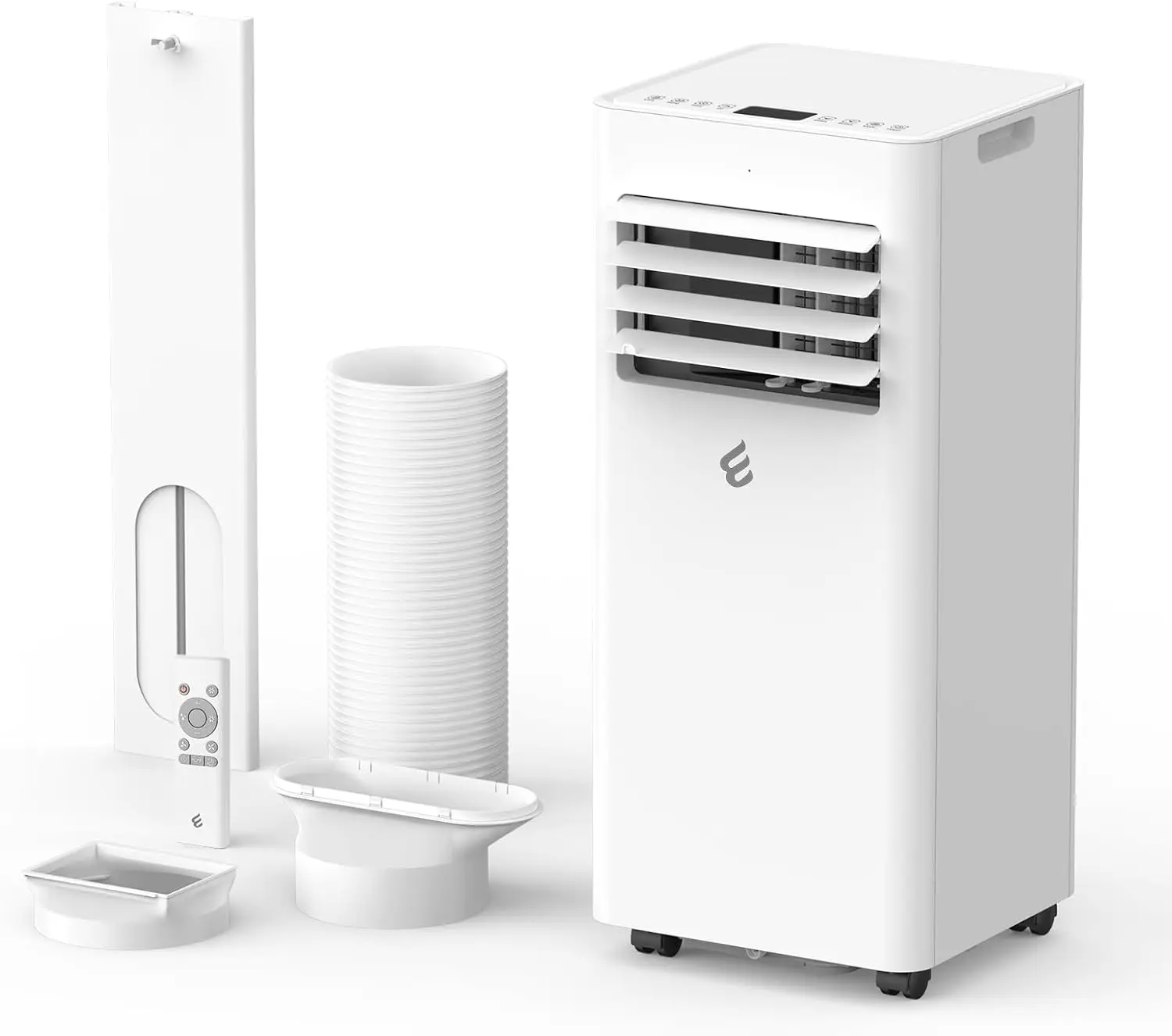 Portable Air Conditioner 10,000 BTU, 3-in-1 Cooling Dehumidification and Fan for Rooms Up to 450 Sq Ft, Includes Remote Control, 24-Hour Timer, and Window Kit for Bedroom
Portable Air Conditioner 10,000 BTU, 3-in-1 Cooling Dehumidification and Fan for Rooms Up to 450 Sq Ft, Includes Remote Control, 24-Hour Timer, and Window Kit for Bedroom