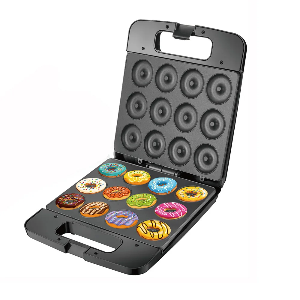 Donut Machine 1PC Cake Machine 12 holes Double side heating Egg Tart Waffle Children Baking Home Breakfast Machine Children Gift
Donut Machine 1PC Cake Machine 12 holes Double side heating Egg Tart Waffle Children Baking Home Breakfast Machine Children Gift