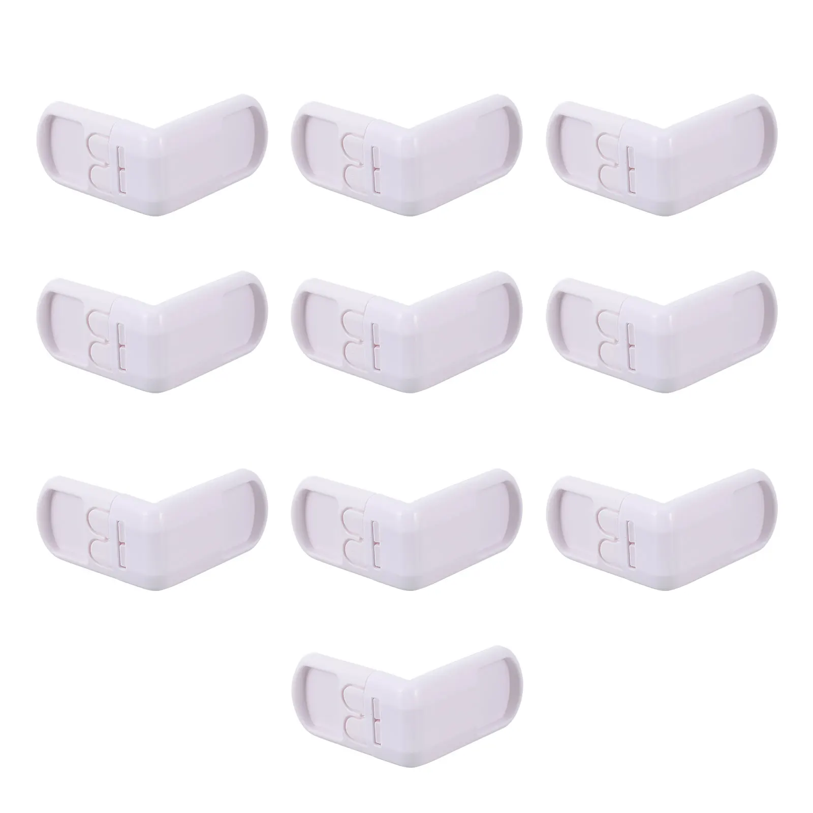 10 Pcs Baby Safety Lock Bolt Door Latch Latches 90 Degree Fridge Double Button Child
10 Pcs Baby Safety Lock Bolt Door Latch Latches 90 Degree Fridge Double Button Child
