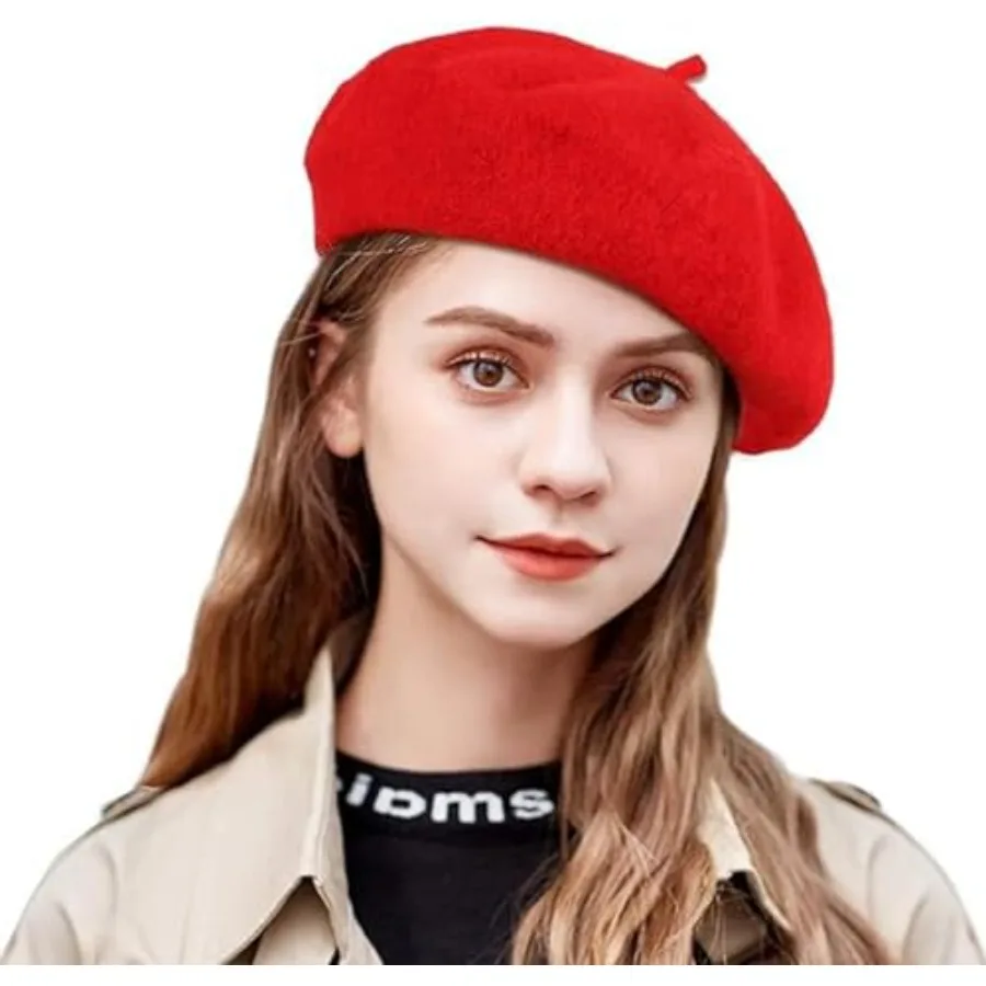 Women's Beret Hats Chic French Berets for Women, Premium Wool Beret A Classic Wardrobe Addition for Stylish Women
Women's Beret Hats Chic French Berets for Women, Premium Wool Beret A Classic Wardrobe Addition for Stylish Women