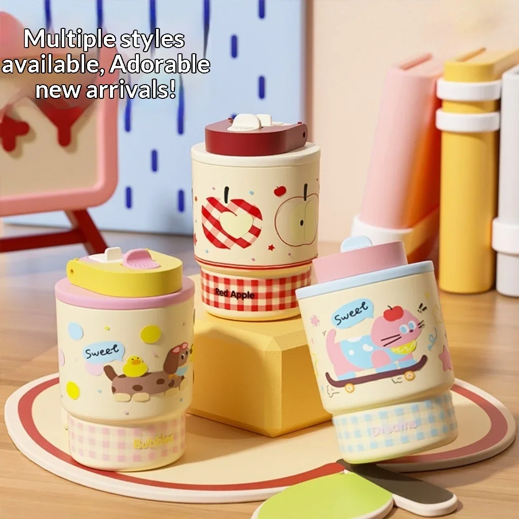 Cute Double Opening Insulated Tumbler for Women & Children with Straw and Sip Lid Portable Coffee Water Bottle Gift Idea
Cute Double Opening Insulated Tumbler for Women & Children with Straw and Sip Lid Portable Coffee Water Bottle Gift Idea