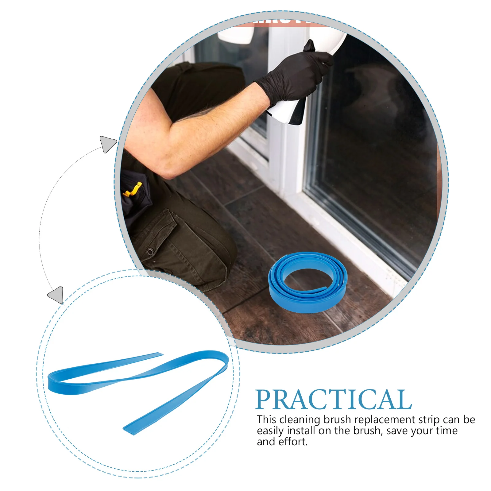 Glass Scraper Strip Squeegee Replacement Replaceable Silicone Wiper Durable Floor Glass Cleaner Tool Home Cleaning Window
Glass Scraper Strip Squeegee Replacement Replaceable Silicone Wiper Durable Floor Glass Cleaner Tool Home Cleaning Window