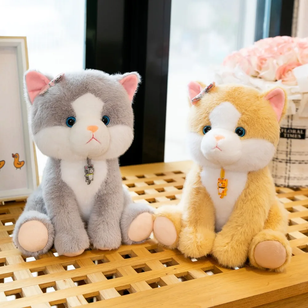 Decoration With Bowknot Cat Plush Doll Cartoon Cute Cat Plush Toy Pendant Soft Cat Stuffed Toy Children
Decoration With Bowknot Cat Plush Doll Cartoon Cute Cat Plush Toy Pendant Soft Cat Stuffed Toy Children