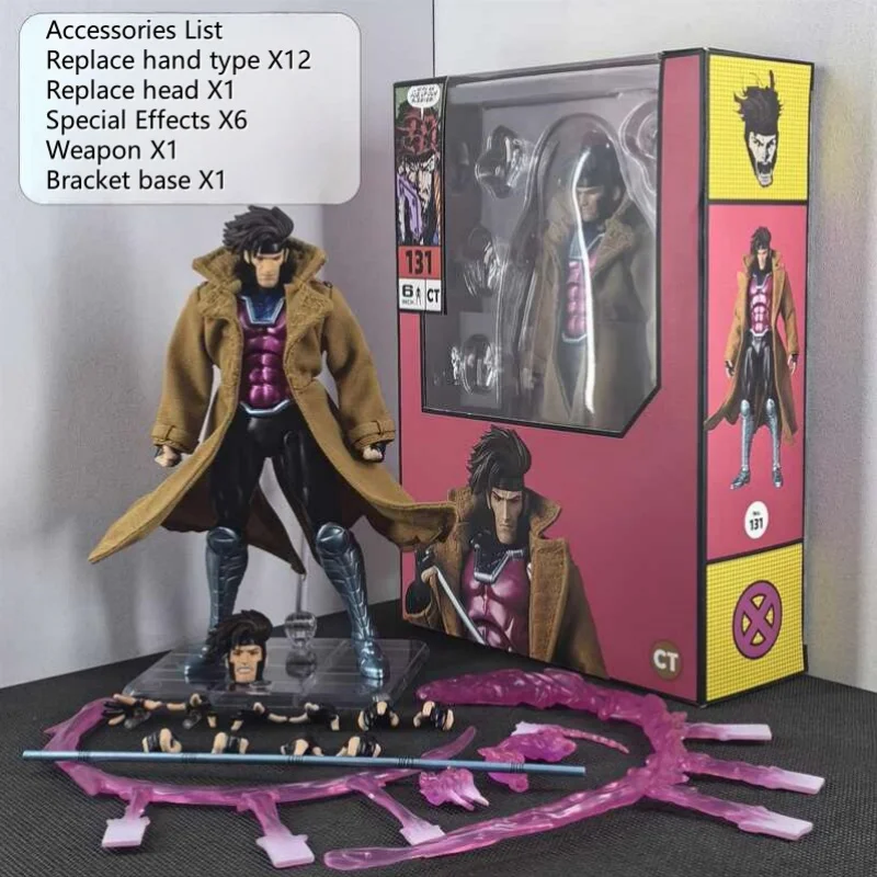 17cm Ct Anime Toys X-Men Gambit Action Figure Movable Collection Comic Ver Mafex 131 Remy Etienne Lebeau Model Children'S Gift
17cm Ct Anime Toys X-Men Gambit Action Figure Movable Collection Comic Ver Mafex 131 Remy Etienne Lebeau Model Children'S Gift