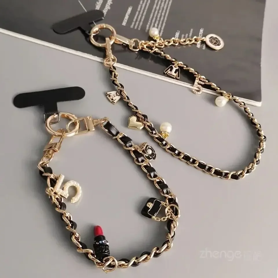 Leather phone charm with colorful chain wrist strap anti-slip pendant for secure grip and stylish carry
Leather phone charm with colorful chain wrist strap anti-slip pendant for secure grip and stylish carry