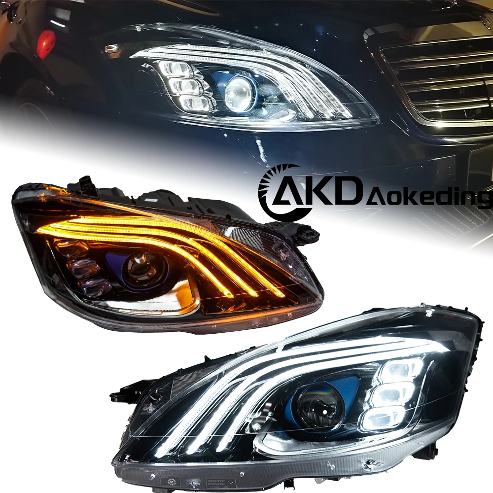 AKD Автомобиль для Benz W221 2006-2013 Фара S400 DRL Hella 12V H7 Светодиодные биксеноновые лампы Противотуманные фары Инструменты 2 шт. S-класса Автомобильные аксессуары 
AKD Автомобиль для Benz W221 2006-2013 Фара S400 DRL Hella 12V H7 Светодиодные биксеноновые лампы Противотуманные фары Инструменты 2 шт. S-класса Автомобильные аксессуары