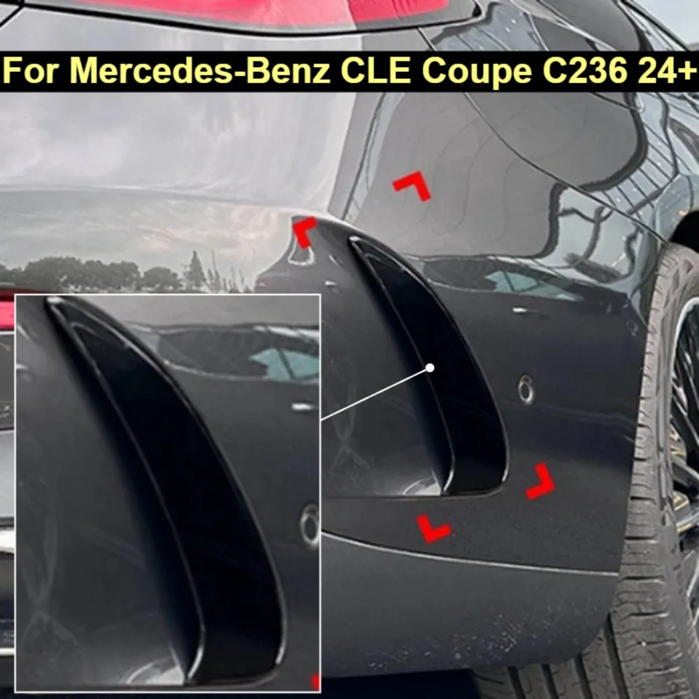 NEW car Rear Bumper Spoiler Side Wing Canard Trim For Mercedes-Benz CLE Coupe C236 2024+ AMG
NEW car Rear Bumper Spoiler Side Wing Canard Trim For Mercedes-Benz CLE Coupe C236 2024+ AMG