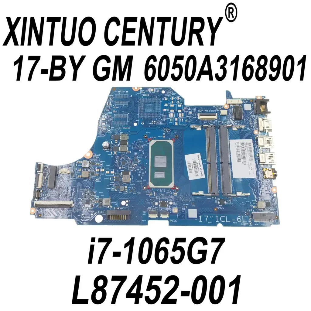 L87452-001 L87452-601 M03185-001 for HP 17-BY 17T-BY laptop motherboard with I7-1065G7 CPU SRG0N 6050A3168901-MB DDR4 100% test
L87452-001 L87452-601 M03185-001 for HP 17-BY 17T-BY laptop motherboard with I7-1065G7 CPU SRG0N 6050A3168901-MB DDR4 100% test