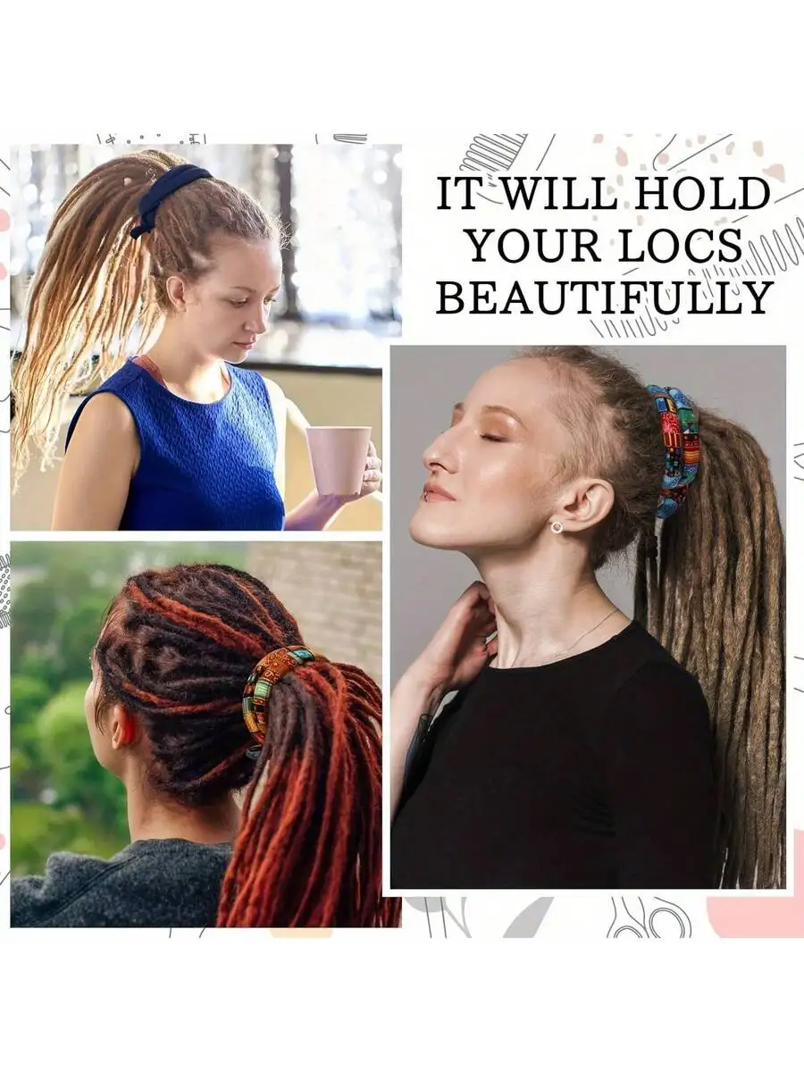 Spiral Lock Headband For Locs Dreadlocks Wire Embedded Ponytail Holder Braid Hair Accessory
Spiral Lock Headband For Locs Dreadlocks Wire Embedded Ponytail Holder Braid Hair Accessory