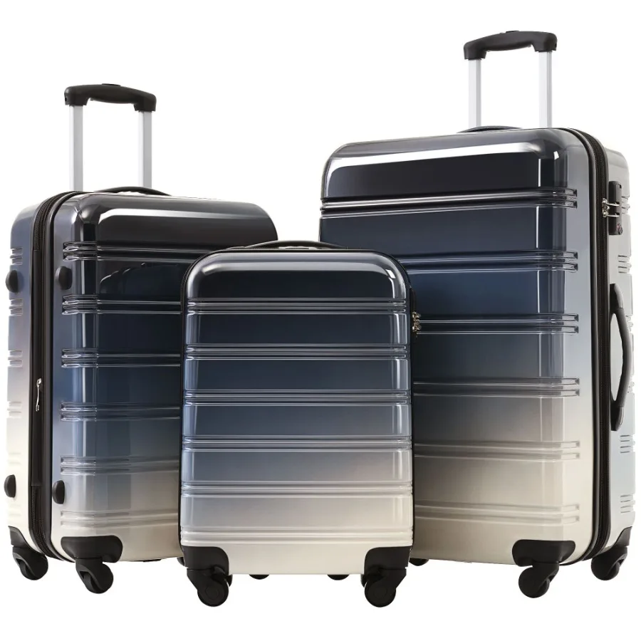 Hardshell Luggage Sets 3 Piece Gradient Color Expandable Suitcase with Spinner Wheels and TSA Lock Lightweight 20 24 28 Availab
Hardshell Luggage Sets 3 Piece Gradient Color Expandable Suitcase with Spinner Wheels and TSA Lock Lightweight 20 24 28 Availab