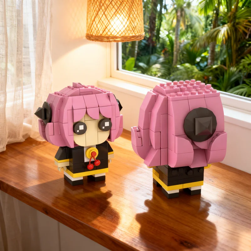136pcs MOC Anya Forger From SPY X FAMILY 3X3 Brickheadz Model Building Blocks Architecture Toys Christmas Gifts Education Kids
136pcs MOC Anya Forger From SPY X FAMILY 3X3 Brickheadz Model Building Blocks Architecture Toys Christmas Gifts Education Kids