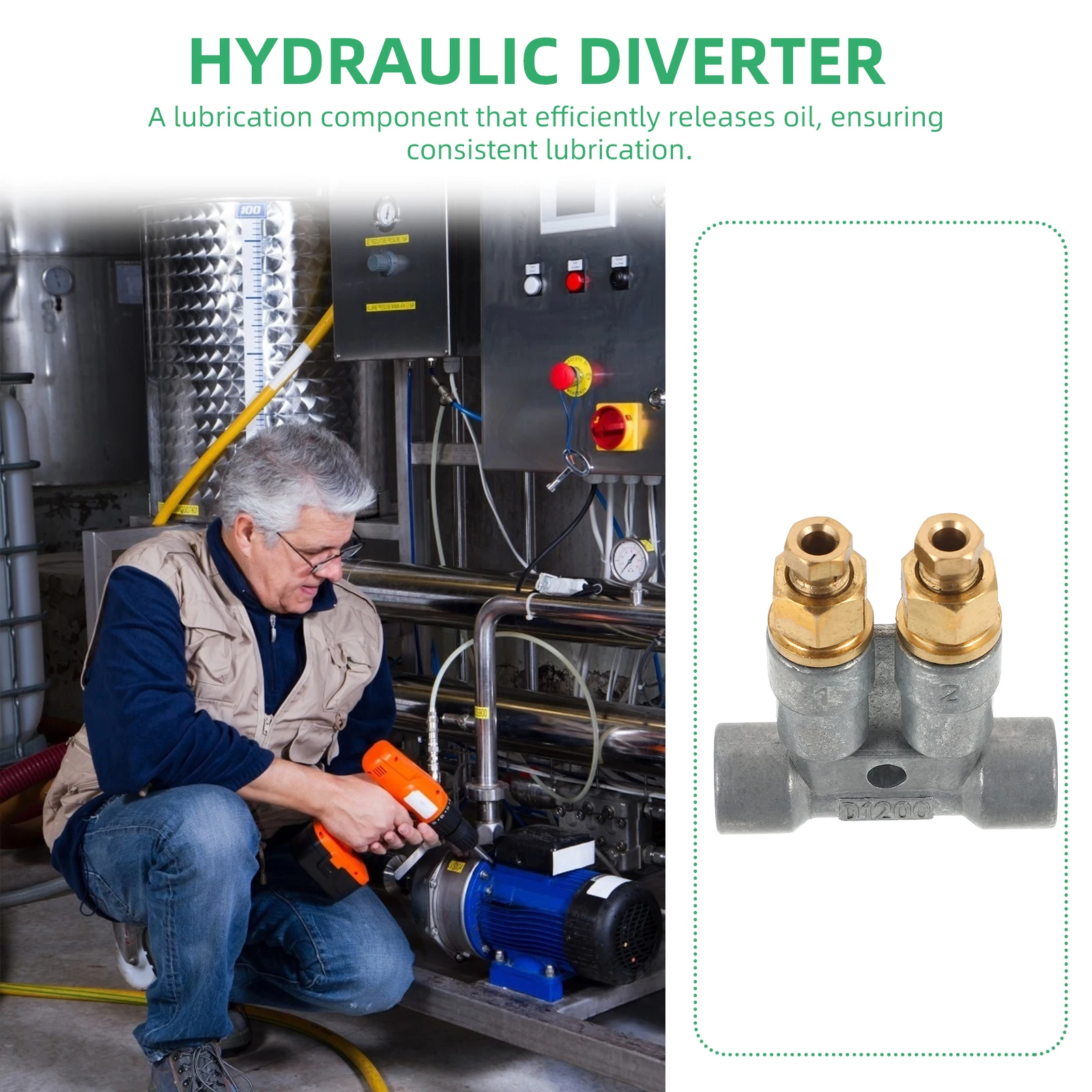 Adjustable Pressurized Separator Hydraulic Diversion Tool High-Pressure Lubrication Component Metal Replacement for Fuel Pump
Adjustable Pressurized Separator Hydraulic Diversion Tool High-Pressure Lubrication Component Metal Replacement for Fuel Pump
