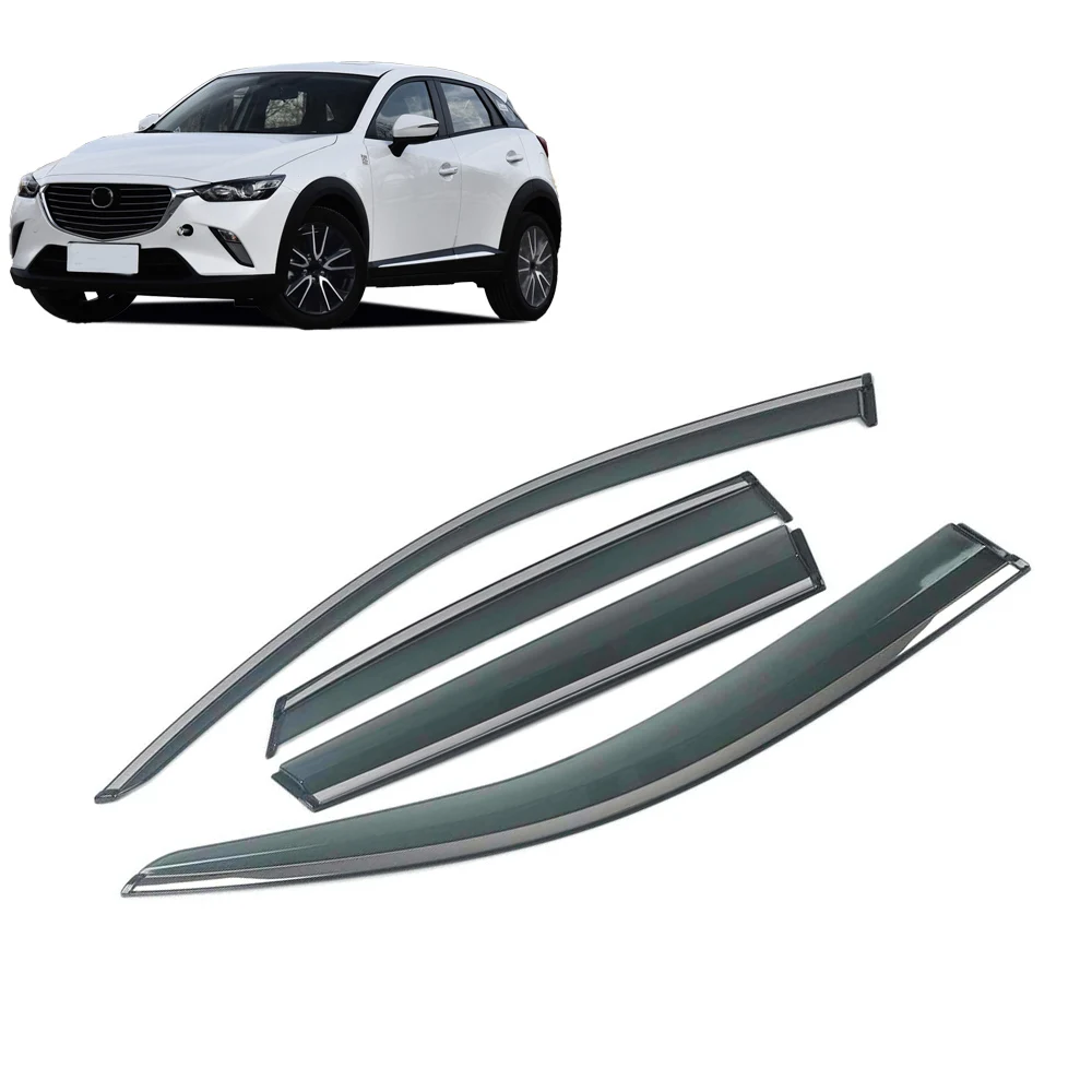 Для MAZDA CX-3 2016-2019 окна автомобиля козырек от солнца и дождя козырьки щит укрытие защитная крышка отделка рамка наклейка
Для MAZDA CX-3 2016-2019 окна автомобиля козырек от солнца и дождя козырьки щит укрытие защитная крышка отделка рамка наклейка