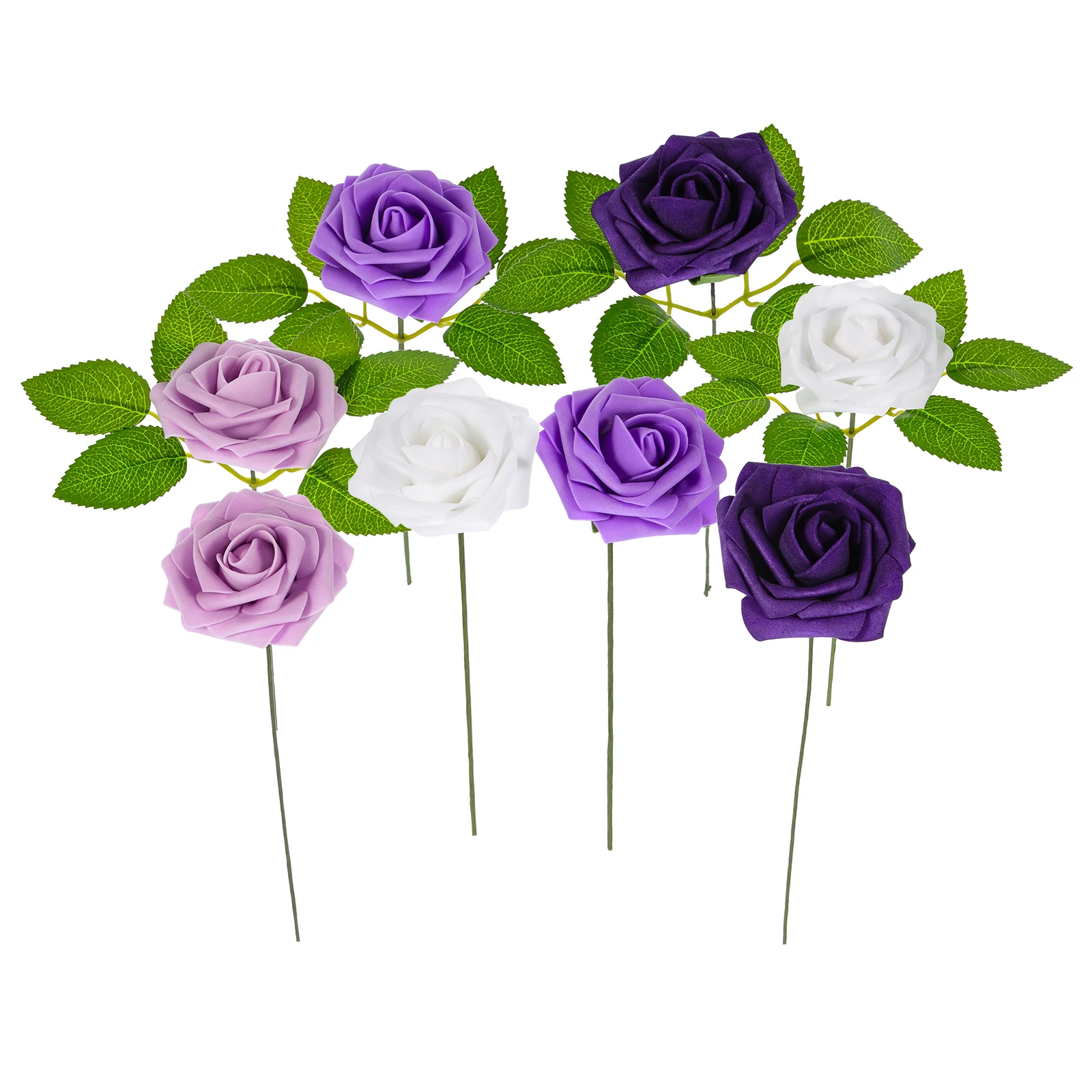 25Pcs Fake Rose Artificial Flowers Purple Faux Roses for Wedding Bouquets and Decorations Silk Flowers for Wedding
25Pcs Fake Rose Artificial Flowers Purple Faux Roses for Wedding Bouquets and Decorations Silk Flowers for Wedding