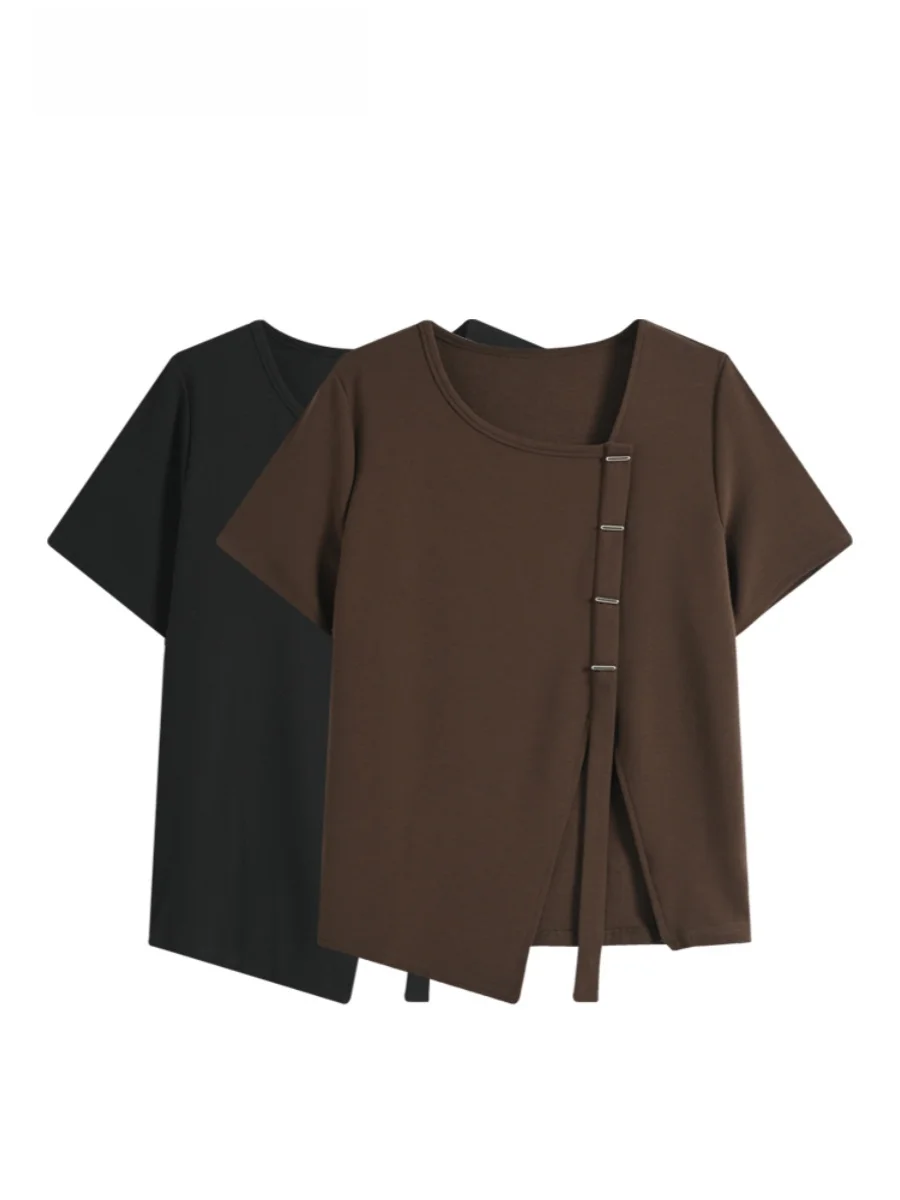 Loose Short Sleeve T-Shirt Women Summer plus Size Cover Belly Slimming Design Casual Comfortable Inner Wear Commute Style
Loose Short Sleeve T-Shirt Women Summer plus Size Cover Belly Slimming Design Casual Comfortable Inner Wear Commute Style