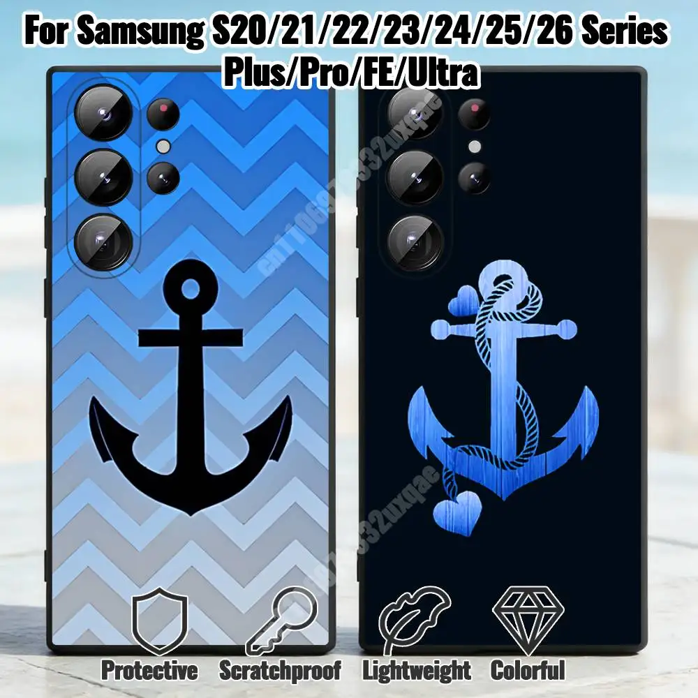 Anchor Nautical Sailor Phone Case for Samsung Galaxy S30 26 25 Ultra Plus S24 23 22 FE Lite S21 20 TPU Cover
Anchor Nautical Sailor Phone Case for Samsung Galaxy S30 26 25 Ultra Plus S24 23 22 FE Lite S21 20 TPU Cover