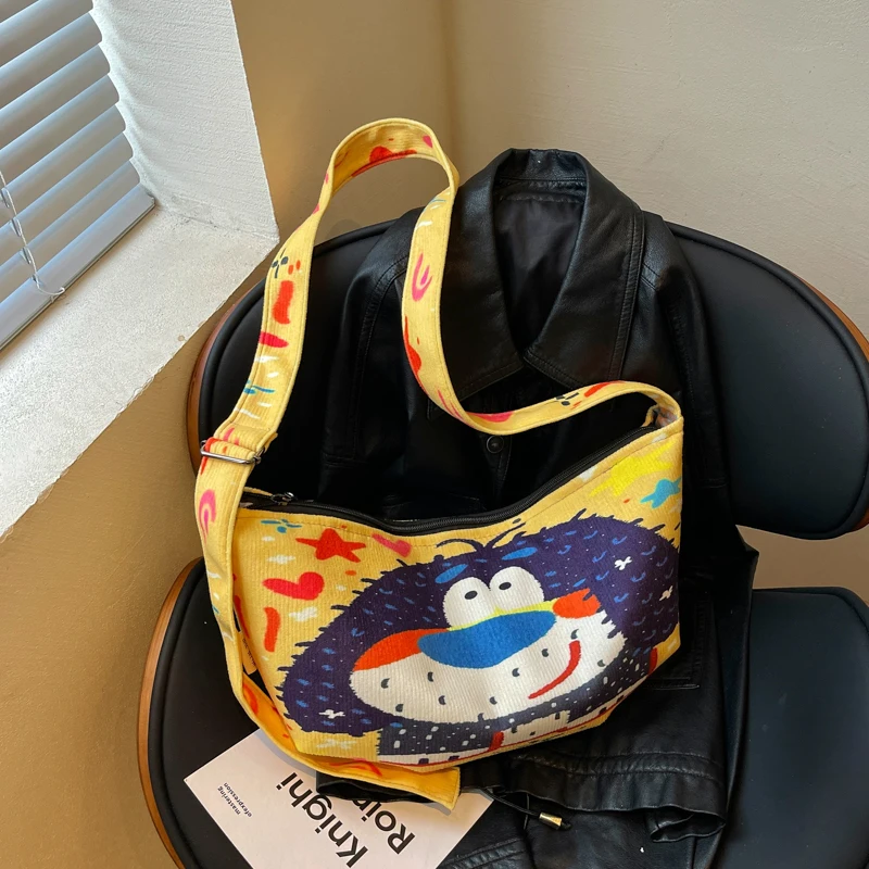 Large Capacity Women's Messenger Bag Fashion Ladies Cute Cartoon Printing Shoulder Bags Casual Female Girls Purse Cloth Handbag
Large Capacity Women's Messenger Bag Fashion Ladies Cute Cartoon Printing Shoulder Bags Casual Female Girls Purse Cloth Handbag