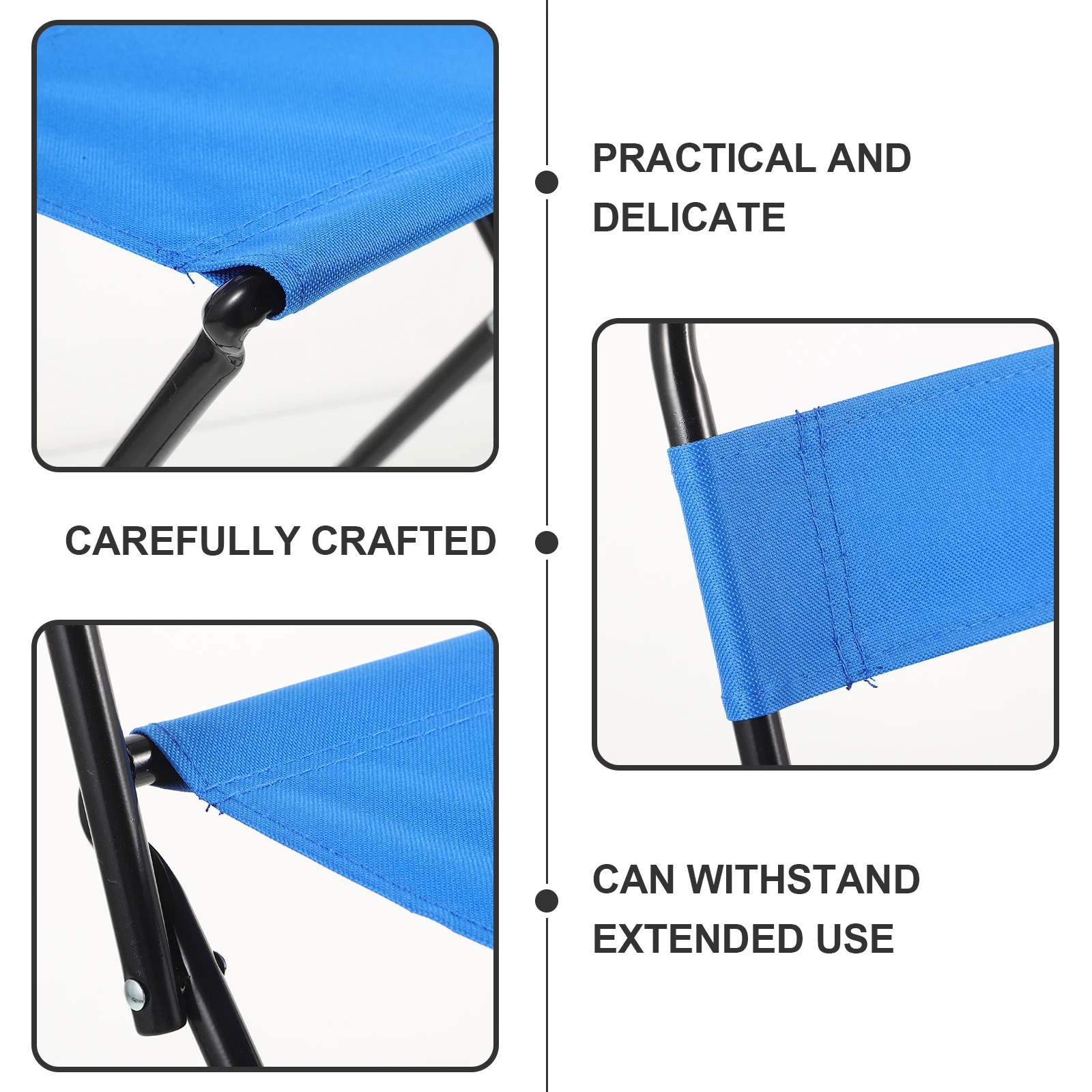 Outdoor Folding Chair Compact Foldable Chairs Small Portable Blue Metal Fishing Camping Lightweight Ergonomic Design
Outdoor Folding Chair Compact Foldable Chairs Small Portable Blue Metal Fishing Camping Lightweight Ergonomic Design