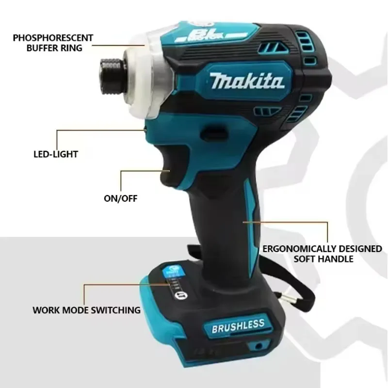 Makita DTD171 Brushless Impact Driver 18V Rechargeable Power Tools Screwdriver Drills
Makita DTD171 Brushless Impact Driver 18V Rechargeable Power Tools Screwdriver Drills
