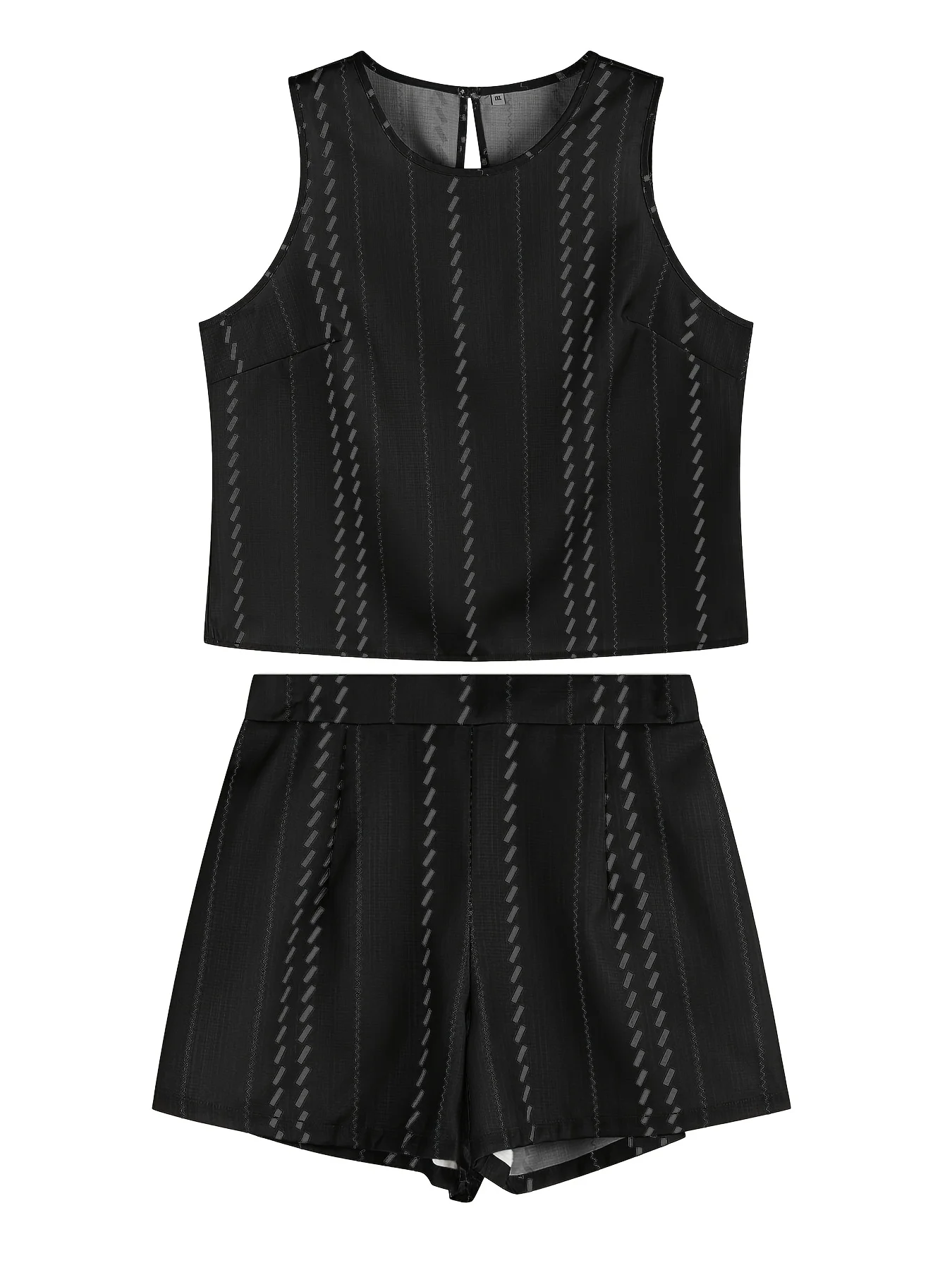 Black Ladies Large Size Woven Casual Set Comfortable Fashionable plus Size Outfit Women's Clothing Set Black
Black Ladies Large Size Woven Casual Set Comfortable Fashionable plus Size Outfit Women's Clothing Set Black