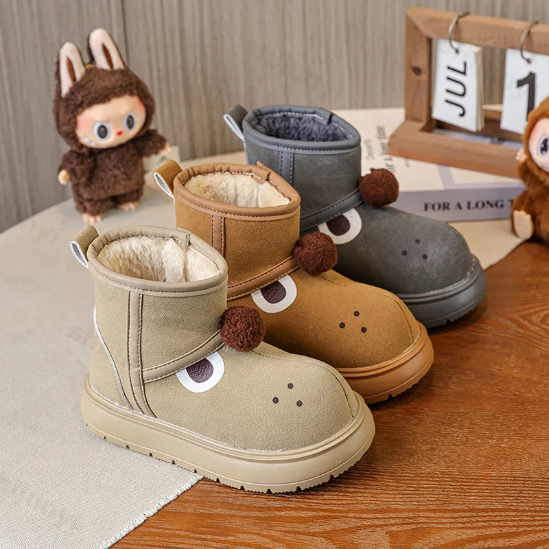 Children's Snow Boots 2025 Winter Comfortable Warm Plush Outdoor Kids Cotton Shoes Fashion Girl Boy Cartoon Cute Ankle Boots
Children's Snow Boots 2025 Winter Comfortable Warm Plush Outdoor Kids Cotton Shoes Fashion Girl Boy Cartoon Cute Ankle Boots