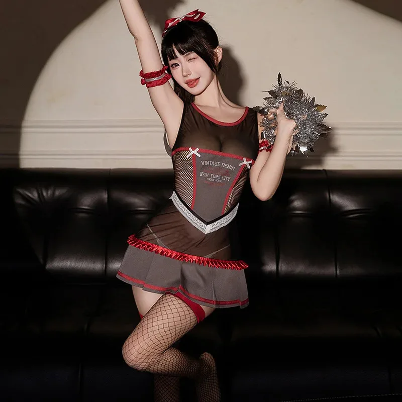 DY20Сексуальная женская форма болельщика, танцевальный костюм, сетчатое лоскутное платье с лямкой на шее, платье с принтом «урашки», помпоны, костюм черлидинга25
DY20Сексуальная женская форма болельщика, танцевальный костюм, сетчатое лоскутное платье с лямкой на шее, платье с принтом «урашки», помпоны, костюм черлидинга25